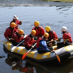White Water rafting Relugas, Moray