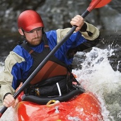 Kayaking Pipton, Powys