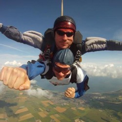 Skydiving Cheddar, Somerset