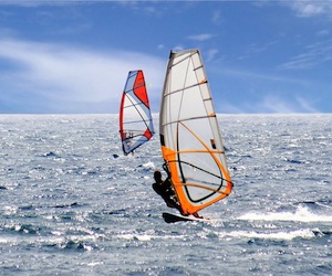 Windsurfing Newport, Isle of Wight