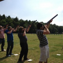 Laser Clays Lower Maes-coed, Herefordshire