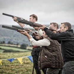 Laser Clays Lower Maes-coed, Herefordshire