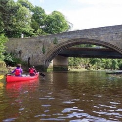 Canoeing Stean, North Yorkshire