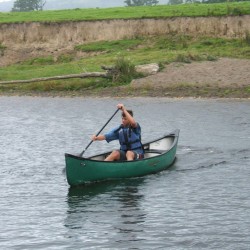Canoeing Georgeham, Devon