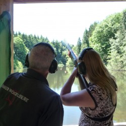 Clay Pigeon Shooting The Bog, Shropshire