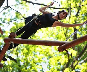 High Ropes Course Birthday Parties